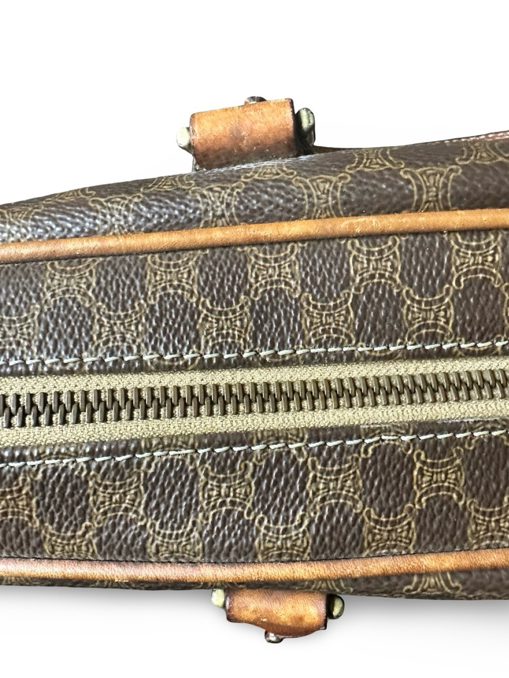 Rare Vintage CELINE Macadam Briefcase |Document tote | Pre Loved Luxury - Picture 12 of 15